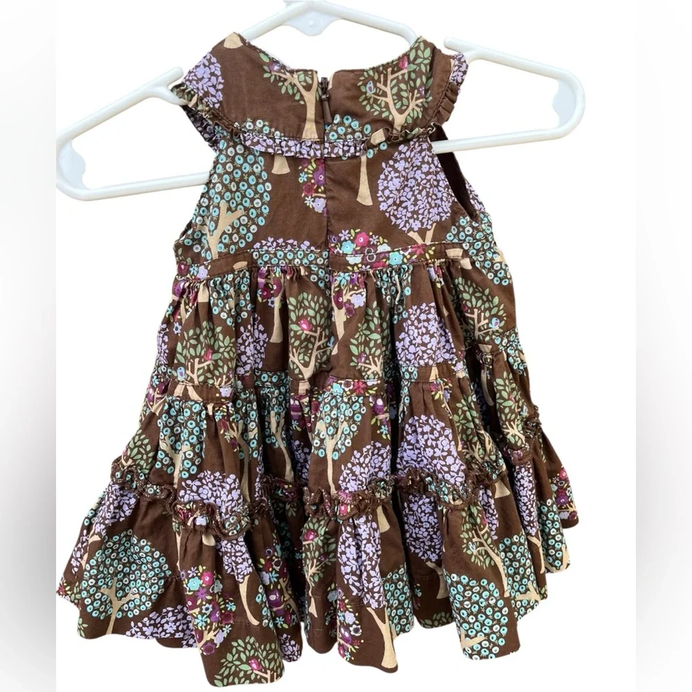 Hostess Pick 🥳☄️BabyGap Brown Floral Sleeveless Dress